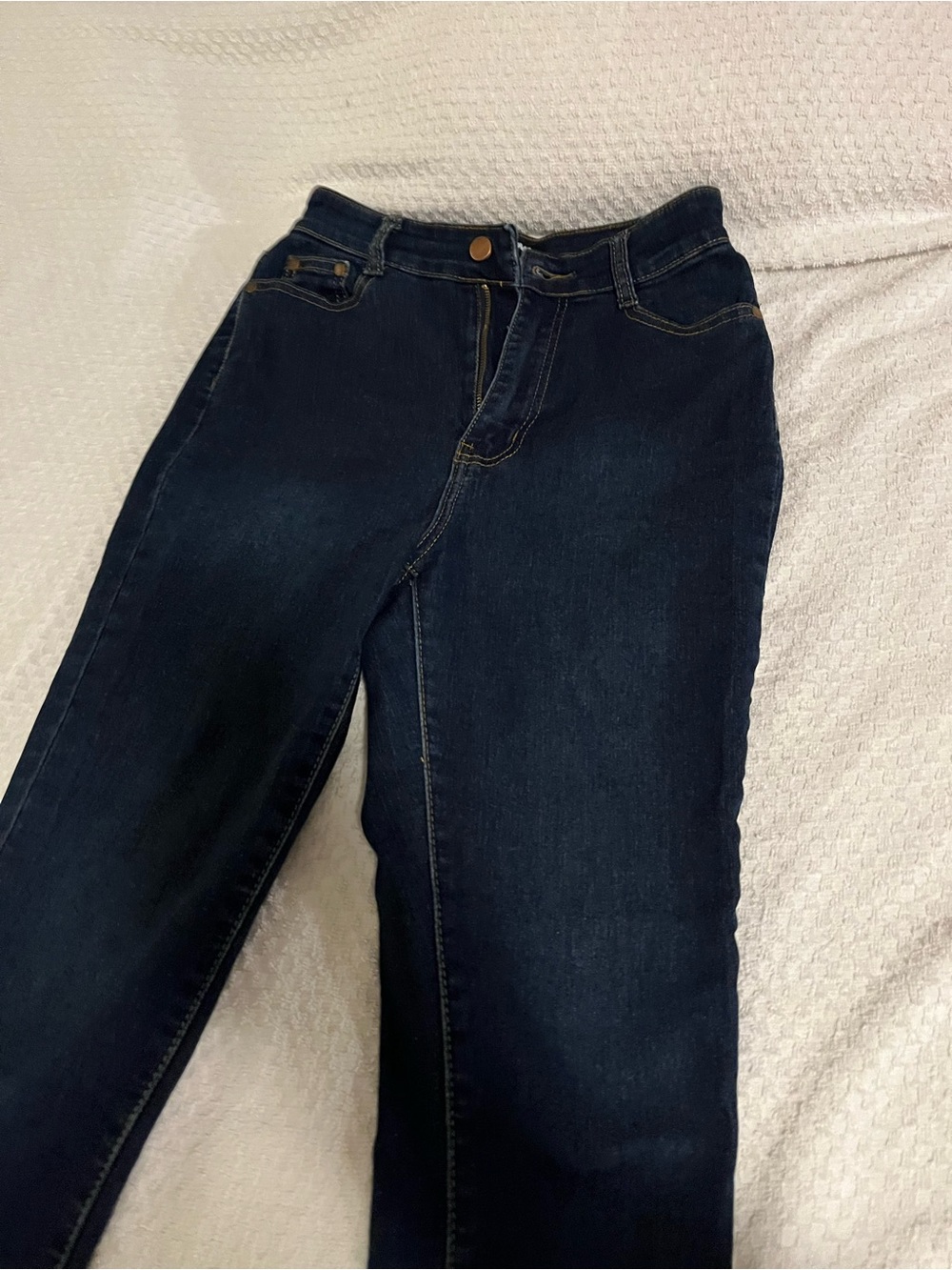 Fashion Nova High-Rise Navy Stretch Jeans